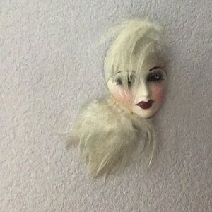 Elegant Vintage White Ceramic Wall Art